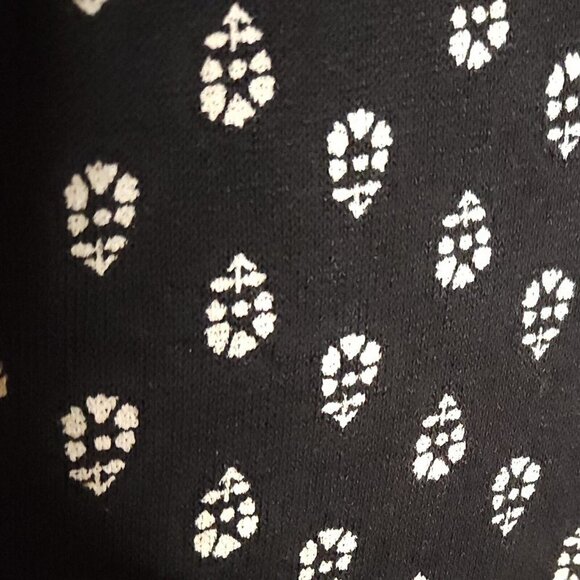 J. Jill Wearable Collection Black Stretchy Open Front Top XS - Picture 3 of 6